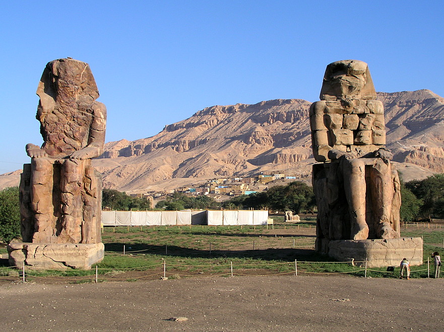 Die beiden Memnon-Kolosse
