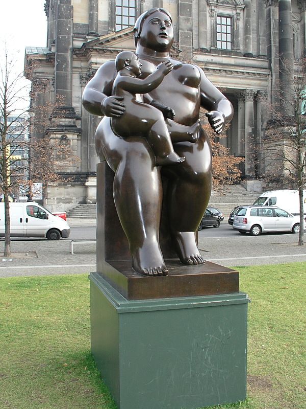 Botero: Sculpture Maternity 1999