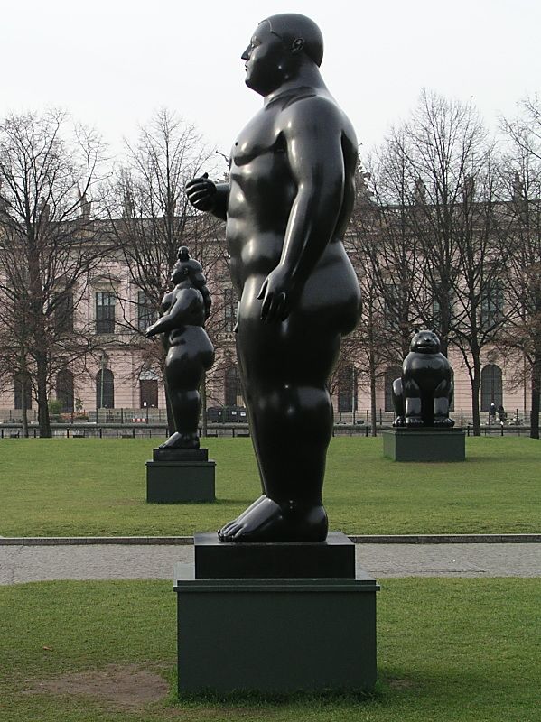Botero Skulpturen: Adam, Eve, Sphinx in Berlin