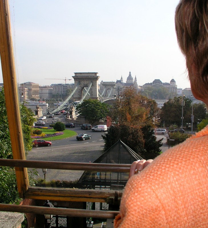 In der Seilbahn Budapest