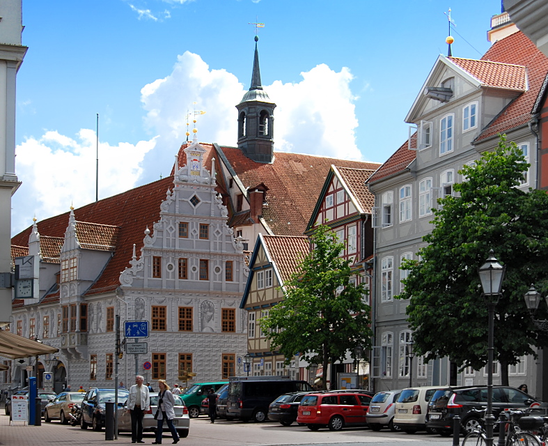 Celle: Altes Rathaus mit erneuerter Fassade