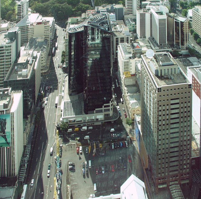 New President Hotel from Sky Tower
