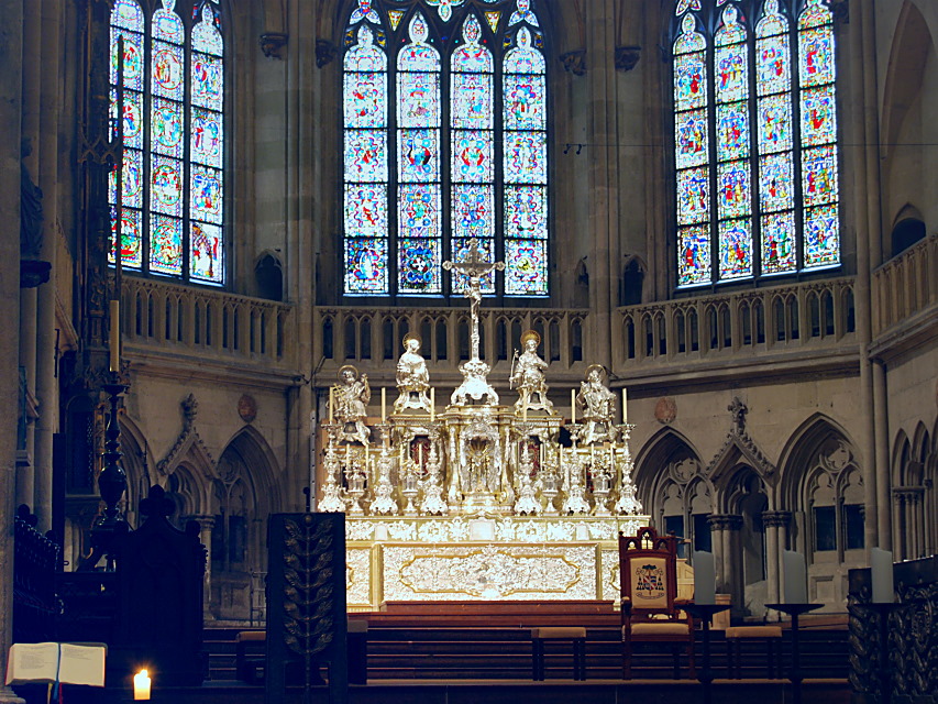 Der silberne Altar von St. Peter, Dom in Regensburg