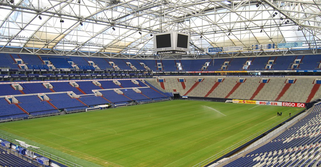 Schalke 04 - Videowürfel, Foto: Heinz Albers