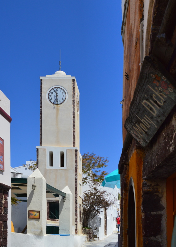 Clock Tower in Oia - Santorini