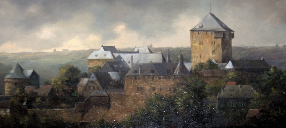 Gemälde von Schloss Burg