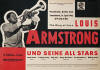 Plakat Louis Armstrong Hamburg 1962