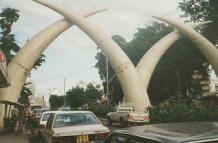 Tusks in Mombasa, Kenya