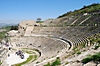 Amphitheater von Ephesos. 24.000 Zuschauer fanden in diesem Halbrund Platz