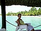 Fidschi, Malolo Lailai. Wir warten auf dem Steg auf das Boot