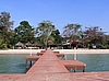 Anlegestelle im Norden am Koh Mak-Resort
