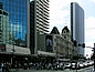 Custom Street Auckland: Tower Centre, das Custom House von 1888 (ehemals Zollhaus, heute Einkaufszentrum) und das West Plaza