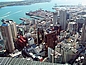 Auckland: Hafen und Skyline von oben betrachtet