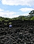 Die erstarrte Lava von Rangitoto ist noch nicht zu Erde zerfallen
