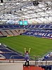 Lukas allein in der Schalke Arena